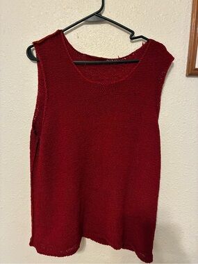Coldwater Creek Red Knit Tank